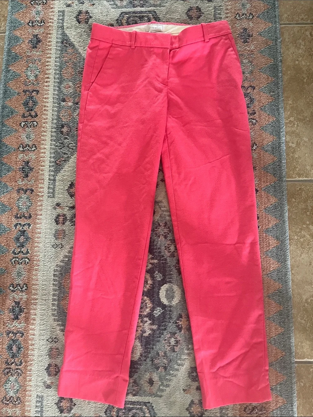 J. Crew Cafe Capri Lightweight Wool Pant - Picture 2 of 5